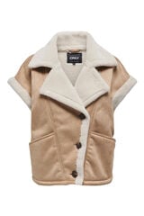 Only Colete de borrego cru