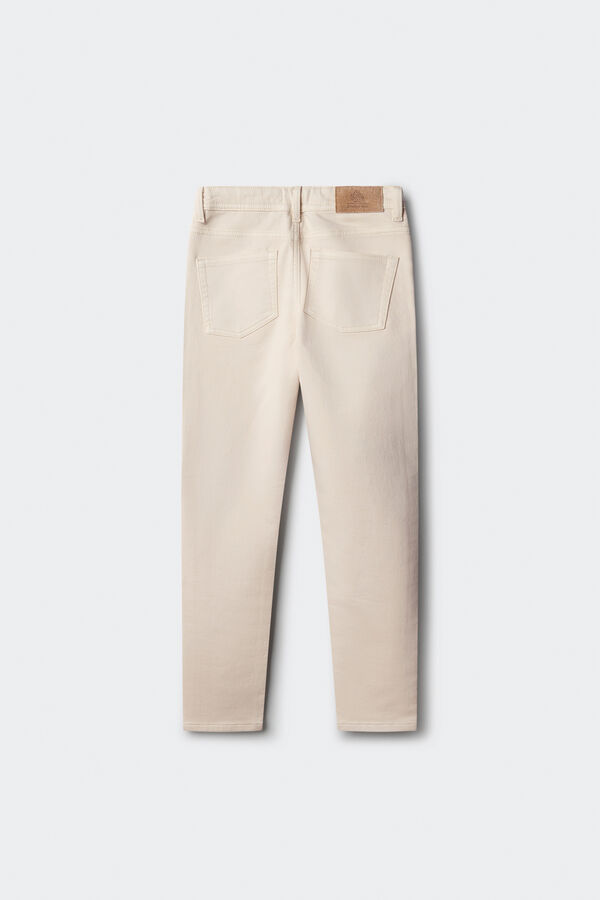 Springfield Kids Pantal&oacute;n Knit ni&ntilde;o blanco