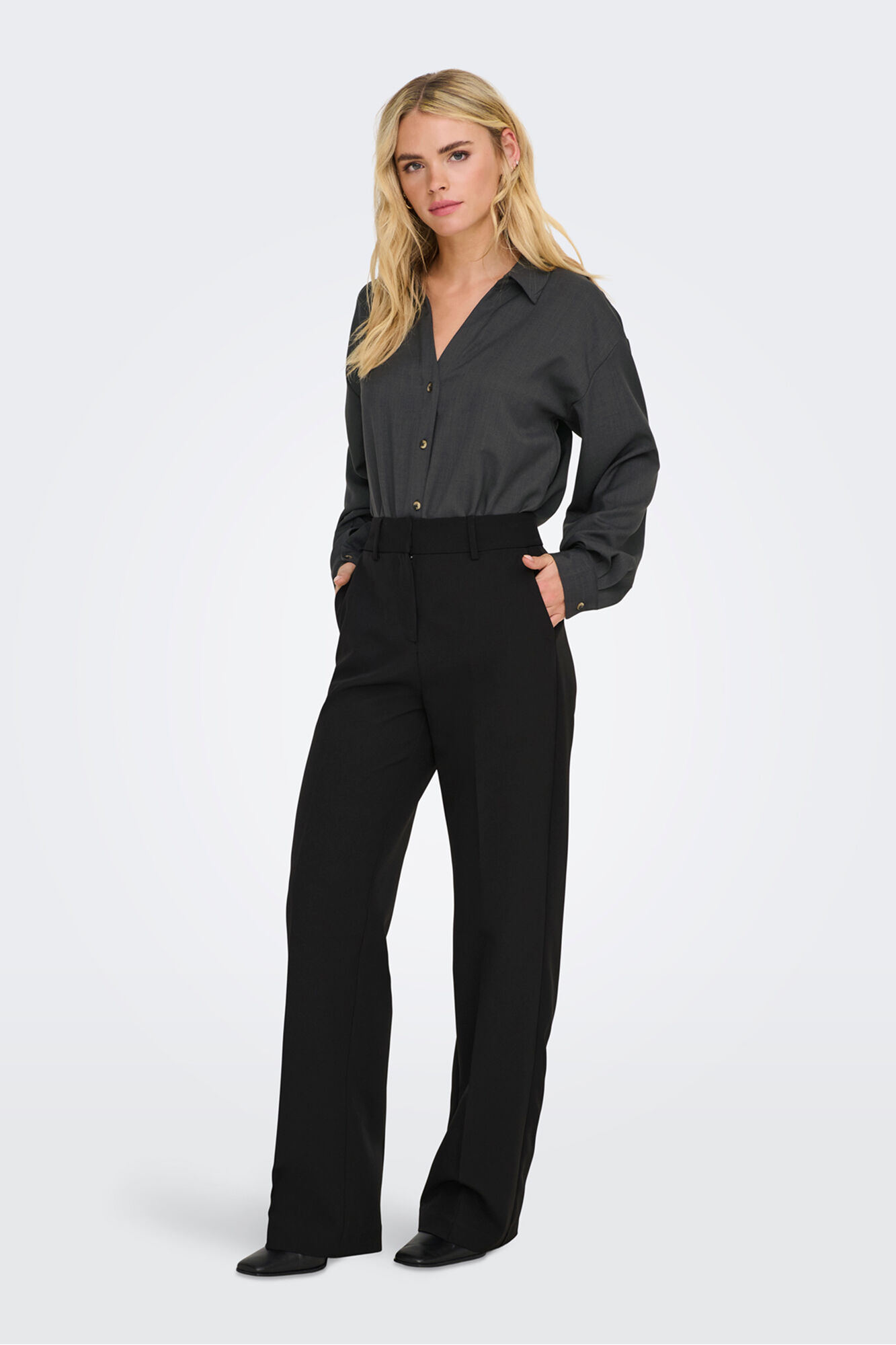 JDY Camisa manga comprida flu&iacute;da