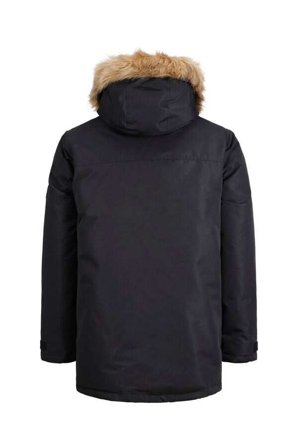 Jack & Jones Parka pelo capuz preto