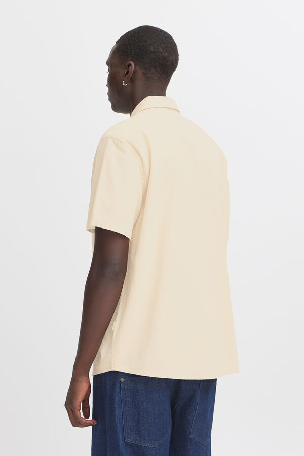 Blend Camisa de manga curta Bhapollo  bege