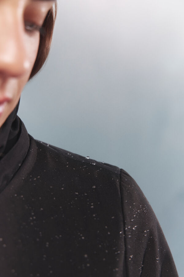 Springfield Parka capucha pelo Sorona Aura negro