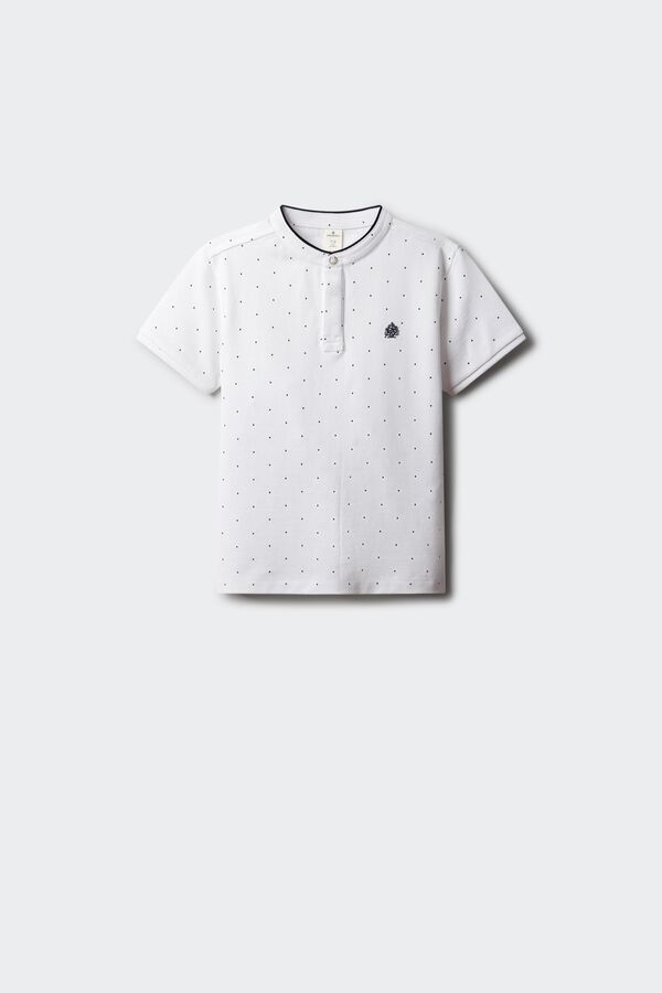 Springfield Kids Polo mao topos ni&ntilde;o blanco