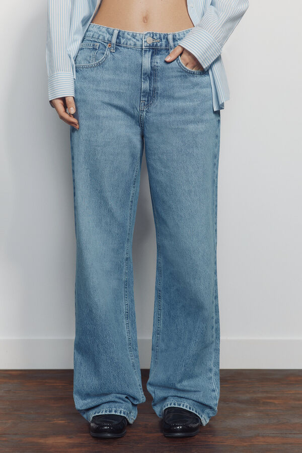 Springfield Cal&ccedil;as jeans largas azul