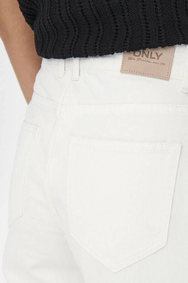 Only Jeans Mom blanco