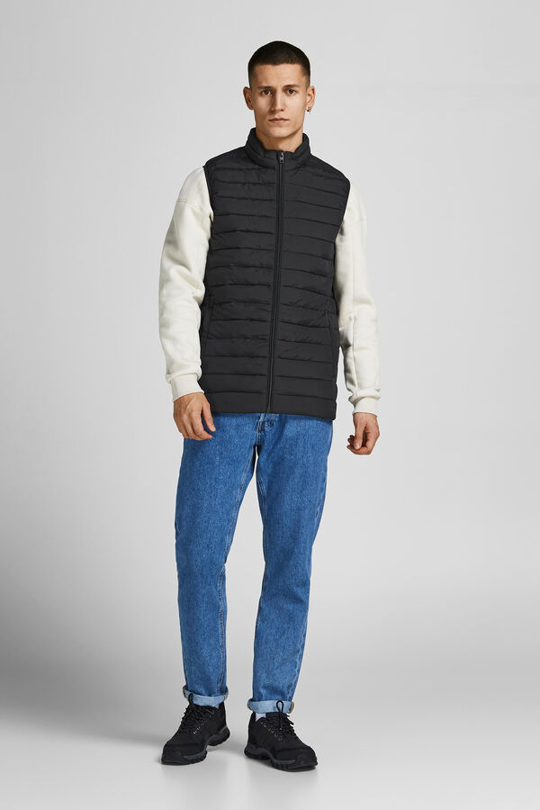Jack & Jones Chaleco Puffer negro