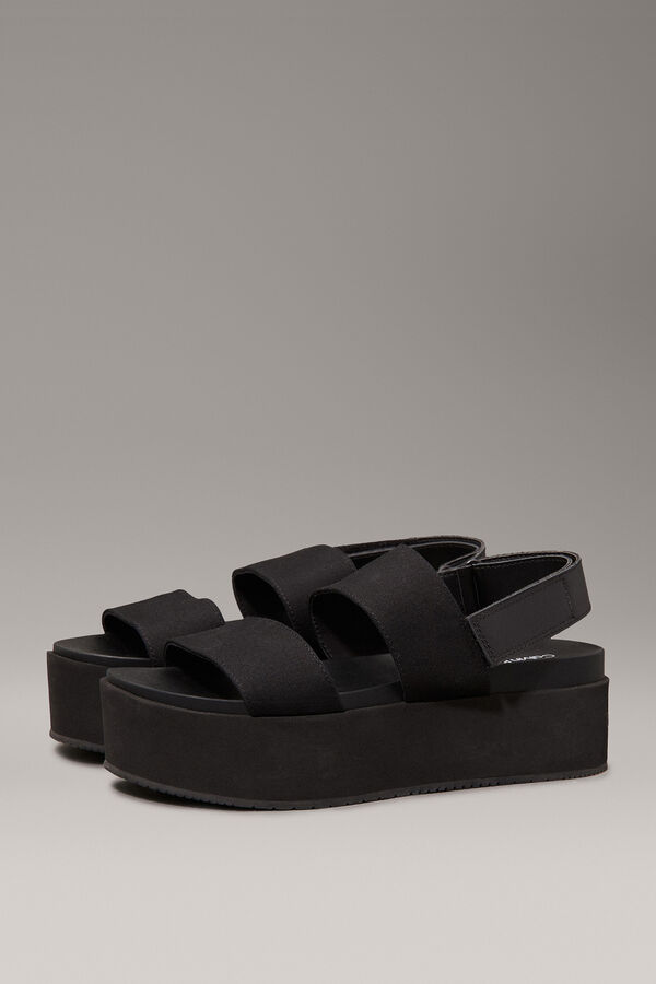 Calvin Klein Sandalias con plataforma negro
