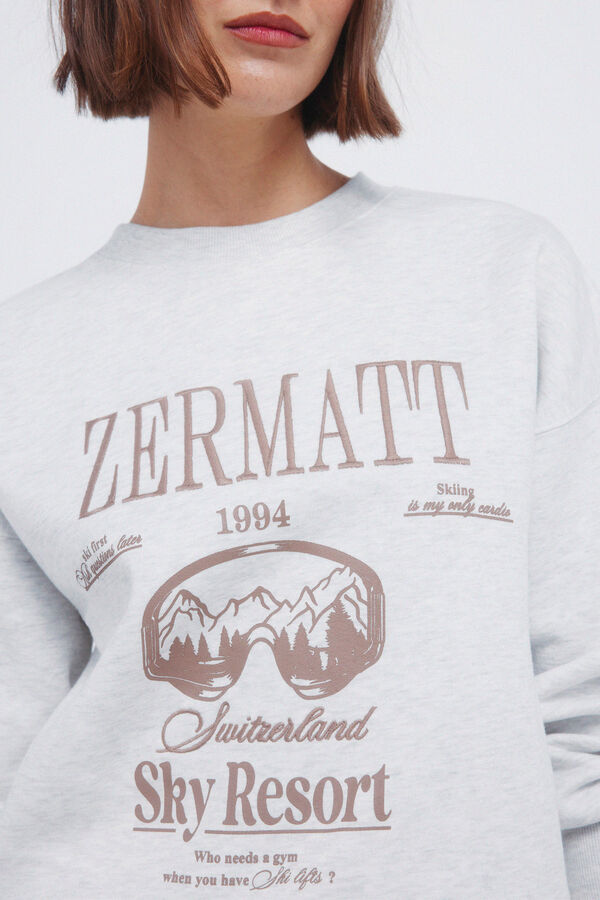 Springfield Sweatshirt "Zermatt" cinzento