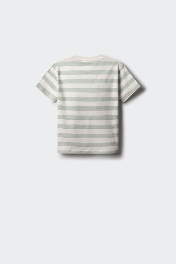 Springfield Kids Camiseta rayas bici ni&ntilde;o verde