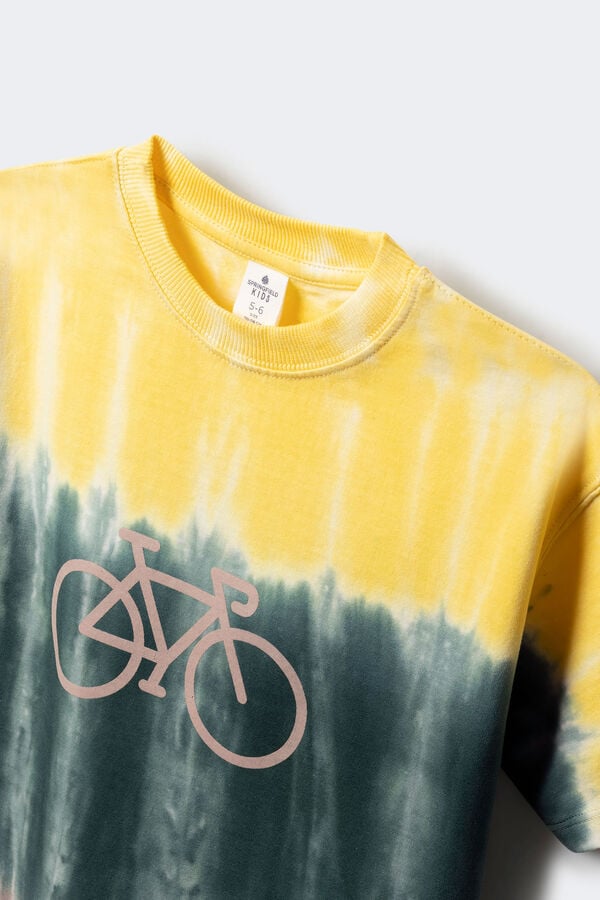Springfield Kids Camiseta dip dye ni&ntilde;o amarillo