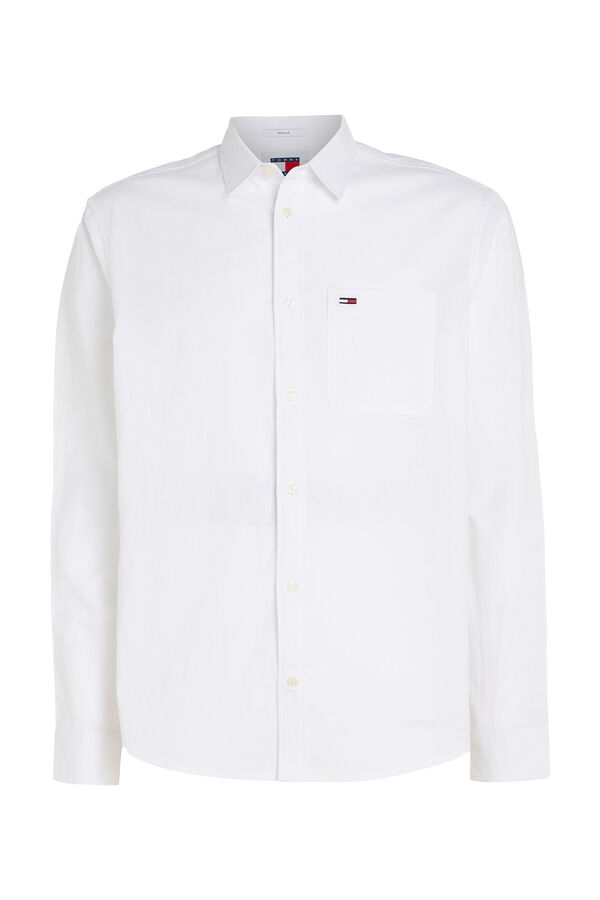 Tommy Jeans Camisa con lino Tommy Jeans blanco