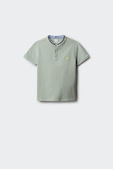 Springfield Kids Polo mao chambray ni&ntilde;o verde