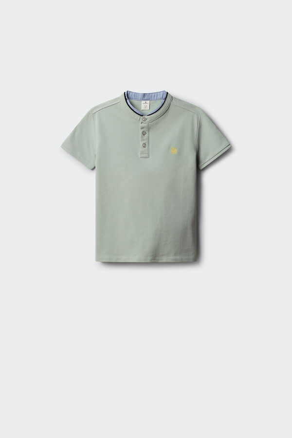 Springfield Kids Polo mao chambray ni&ntilde;o verde