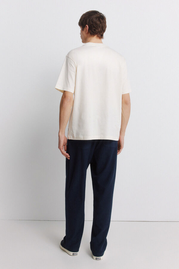 Springfield Pantal&oacute;n jogger recto azul