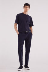 Springfield Pantal&oacute;n chino vestir comfort slim fit azul