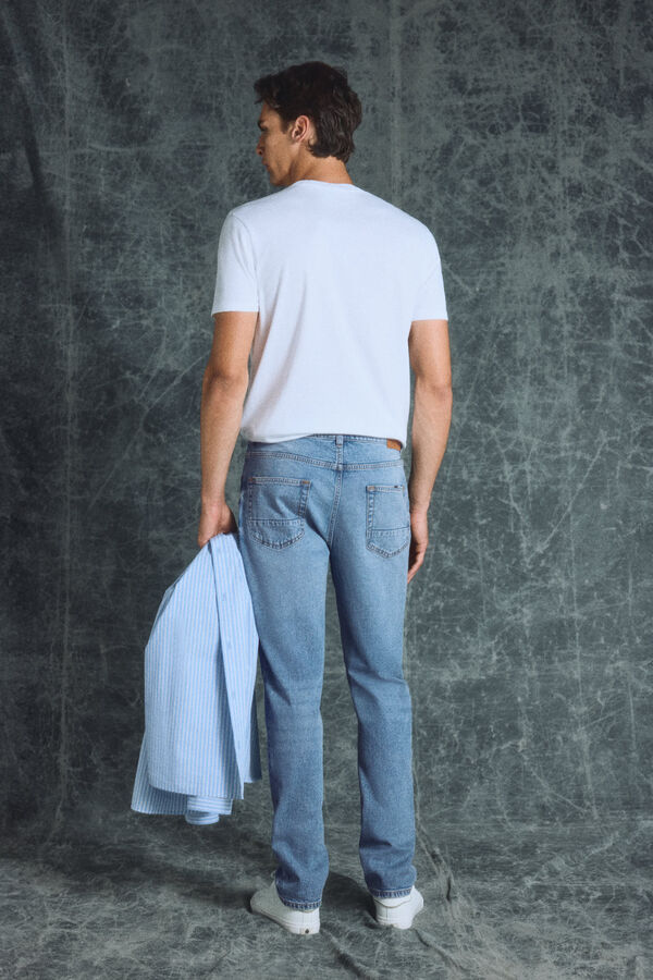 Springfield Jeans regular fit turquesa