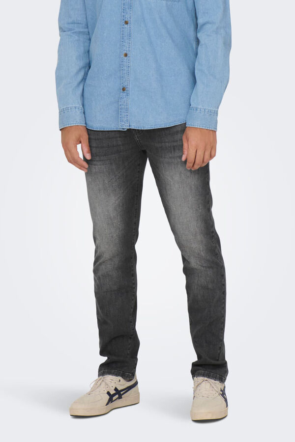 Springfield Jeans slim fit gris medio