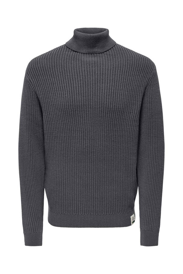 Only & Sons Jersey de punto de hombre regular fit gris