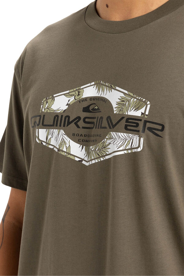 Quiksilver  Camiseta masculina de manga curta verde