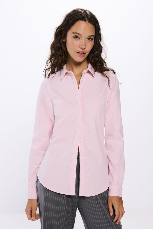 Springfield Camisa Oxford rosa