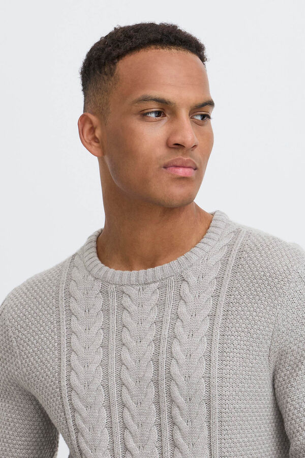 Blend Camisola de gola alta cinzento