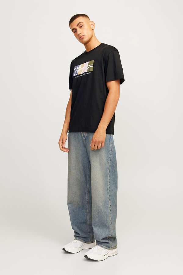 Jack & Jones Camiseta relaxed fit negro