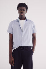 Springfield Camisa manga curta azul