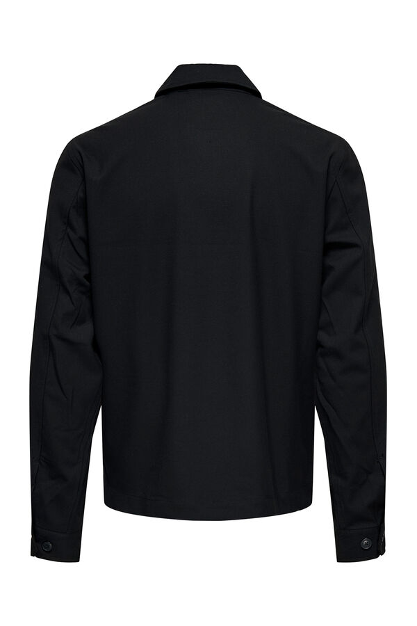 Only & Sons Chaqueta cierre de botones negro