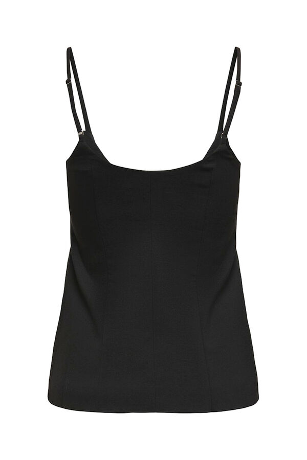 Only Colete abotoado preto