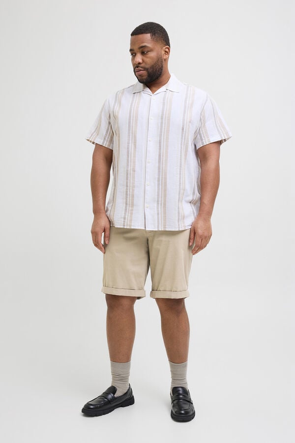 Jack & Jones PLUS Bermuda regular fit PLUS gris