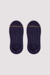 Springfield Meia de bolinhas invisiveis azul