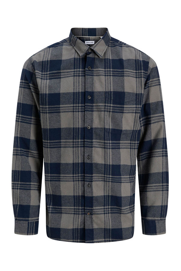 Jack & Jones Camisa regular fit cuadros azul