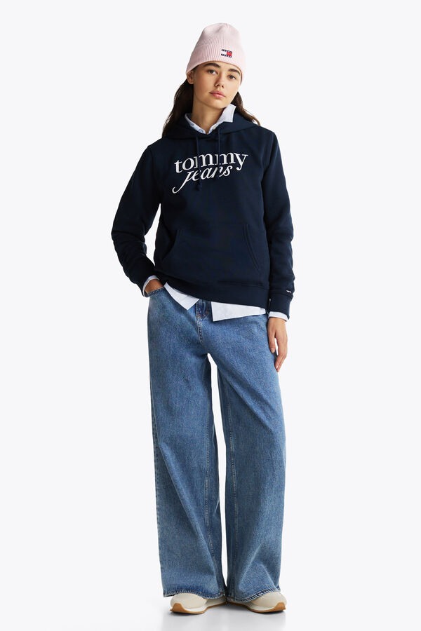 Tommy Jeans Sweatshirt capuz Tommy Jeans azul