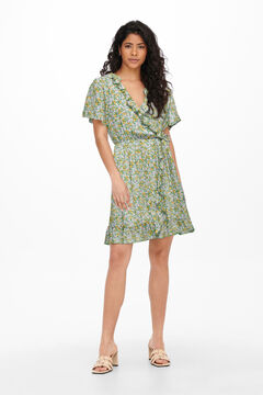 Springfield Vestido curto estampado branco