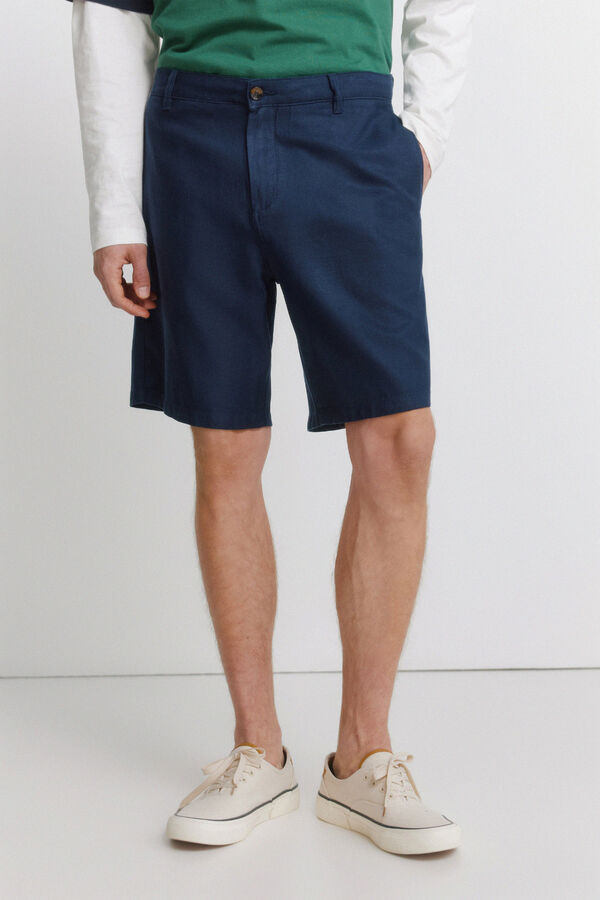Springfield Bermuda ligera comfort fit azul