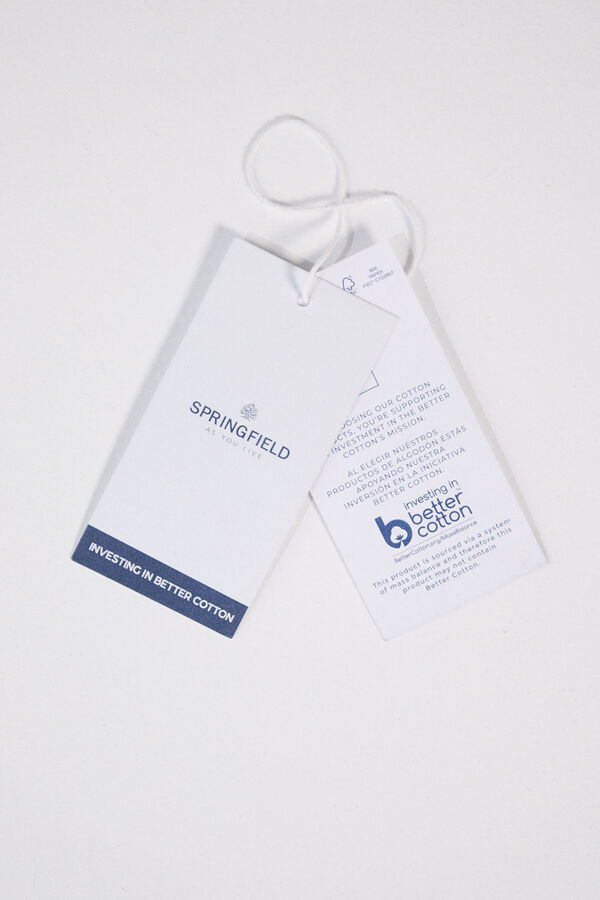 Springfield Camisola riscas estampado