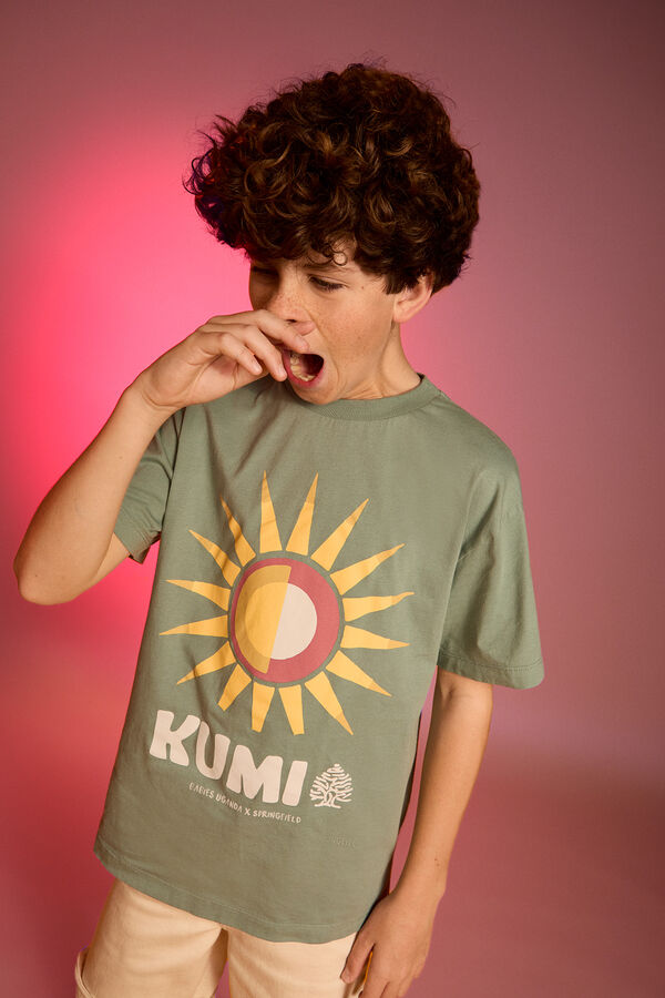 Springfield Kids Camiseta do Projeto Bebês de Uganda verde