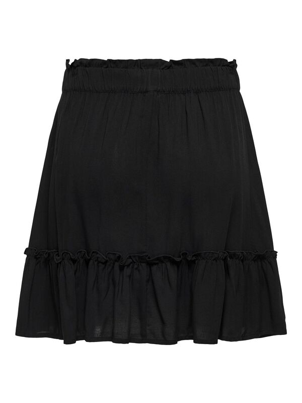 JDY Saia curta folho preto