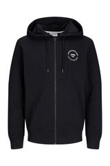 Jack & Jones Sweatshirt com fecho-&eacute;clair preto