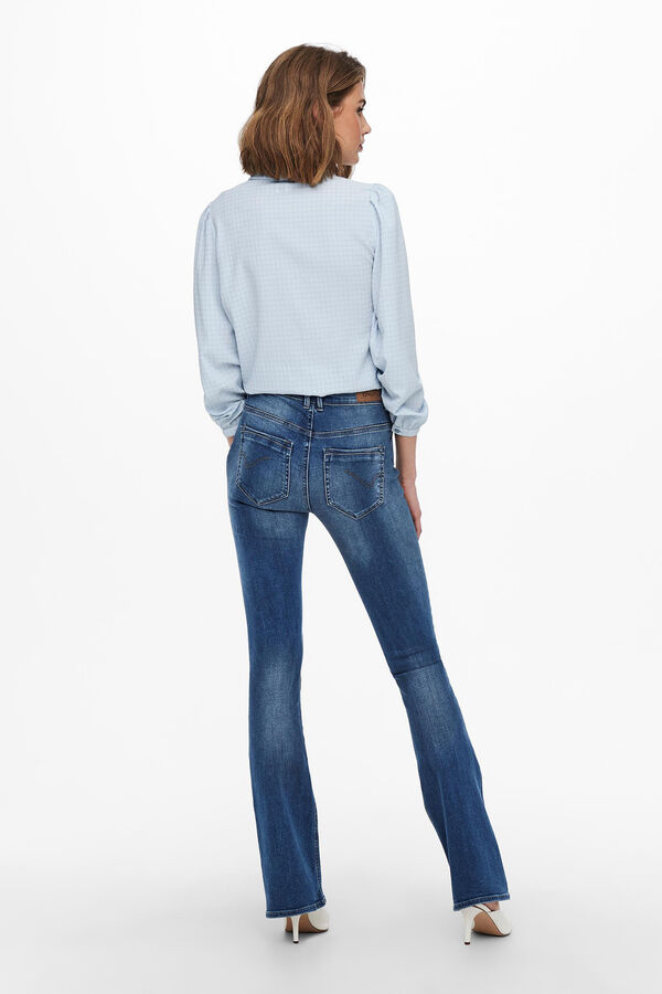 Springfield Jeans Flare azul medio