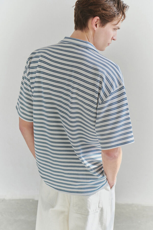 Trendyol Polo de manga curta azul