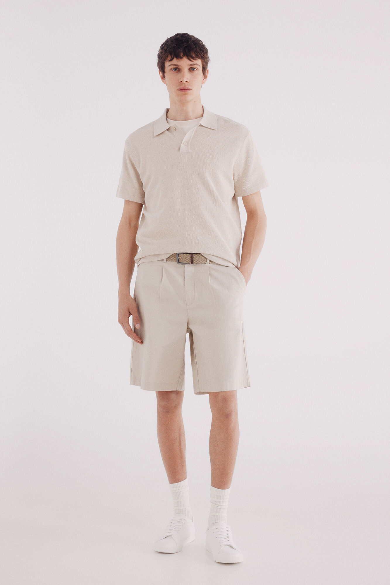 Springfield Jersey manga corta estructura cuello polo