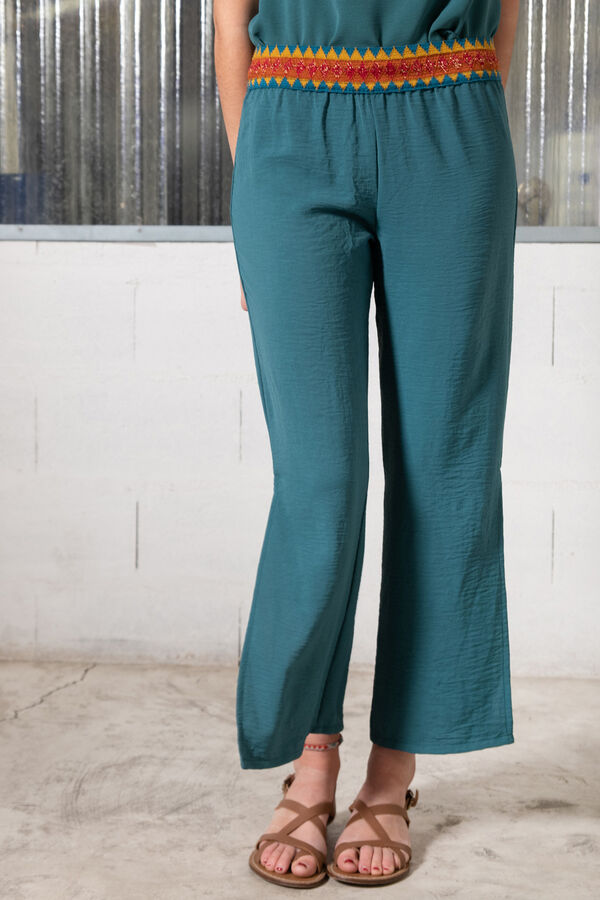 Cul Sac pantal&oacute;n rabat verde