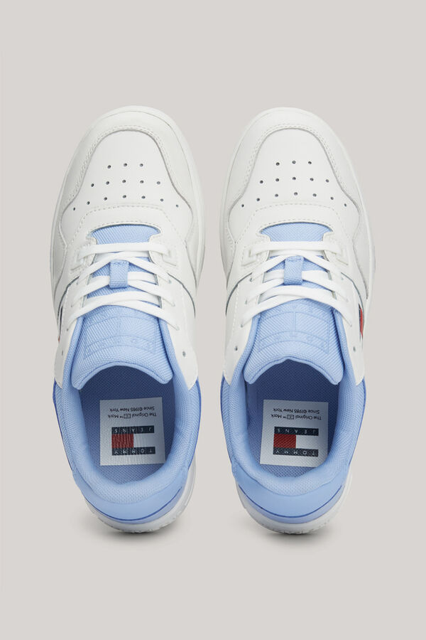 Tommy Jeans Retro basket en material mix Tommy Jeans azul