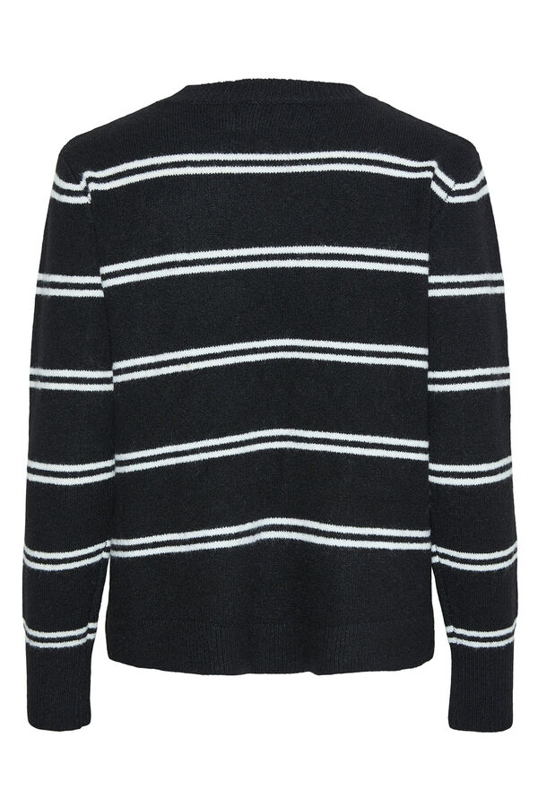 Pieces Camisola de malha  preto