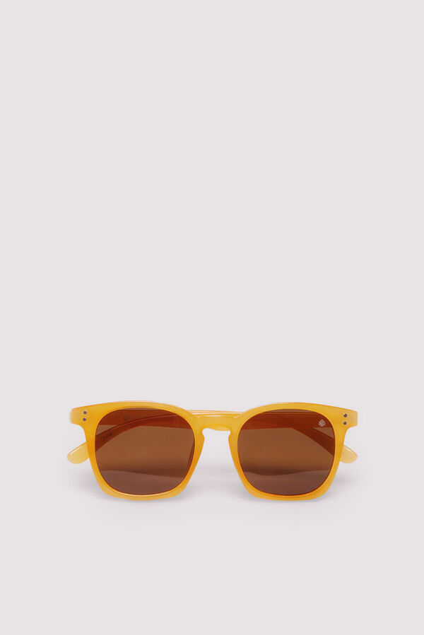 Springfield Gafas de sol redondas amarillo