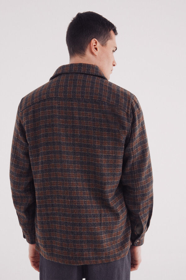 Springfield Sobrecamisa xadrez cru