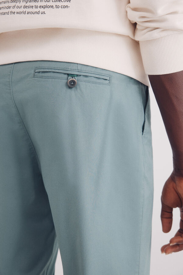 Springfield Pantal&oacute;n chino comfort slim fit azul