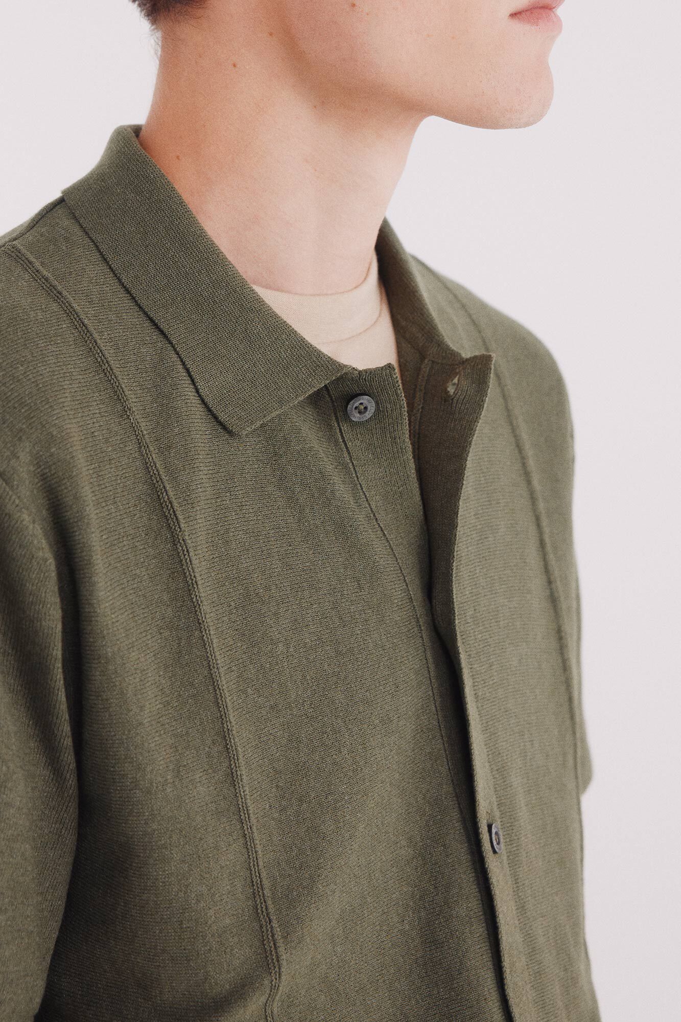 Springfield C&aacute;rdigan rayas verticales manga corta