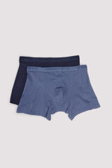 Springfield Pacote com 2 boxers de bambu azul